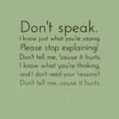 No Doubt - Dont Speak